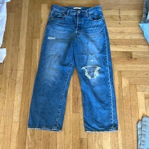 levi’s rib cage straight ankle jeans